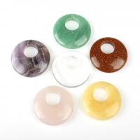 Mixed Agate Pendants, Round 