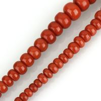 Perles en corail naturel, Rond, poli, DIY, orange rougeâtre, 10-12-14-16-18mm Environ 1mm Environ 18 pouce, Environ Vendu par brin