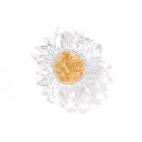 Resin Brooch, with Magnet, Daisy, plated, fashion jewelry & for woman 