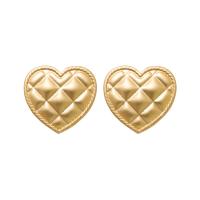 Zinc Alloy Stud Earring, with 925 Sterling Silver, Heart, plated, fashion jewelry & for woman, nickel, lead & cadmium free 