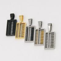 Titanium Steel Pendants, Abacus, plated, Unisex Approx 19.7 Inch 