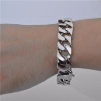 Titanium Steel Bracelet & Bangle, fashion jewelry 210mmx15mm 