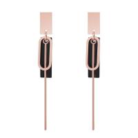 Stainless Steel Drop Earring, fashion jewelry & for woman, 60mm 