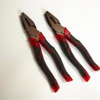 High Carbon Steel Crimping Plier, with Plastic, durable, red, 200mm 