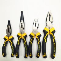 Alloy Steel Crimping Plier, with Plastic, durable  yellow 