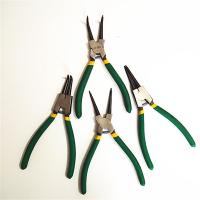 Carbon Steel Snap Ring Pliers, with Plastic, durable  green 