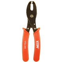 High Carbon Steel Cutting Nipper Pliers, with PVC Plastic, durable, reddish orange, 205mm 
