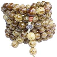 Bodhi Root Buddhist Beads Bracelet, Round, polished 12mm, Approx 