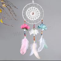 Fashion Dream Catcher, Velveteen, with Goose Feather, handmade, hollow 
