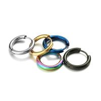 Stainless Steel Huggie Hoop Earring, fashion jewelry & for woman 
