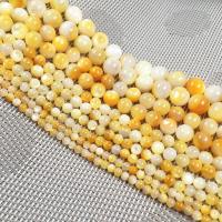 La Perla de Concha Natural, Nácar, Esférico, Bricolaje & diverso tamaño para la opción, color mixto, aproximado 0.38m/Sarta, Vendido por Sarta