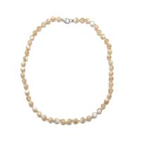 Ожерелье, Ракушка, Круглая, разный размер для выбора, разноцветный, длина:Приблизительно 17.7 дюймовый, продается Strand