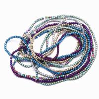 Perles hématite non-magnétique, pilier, Placage coloré, DIY & normes différentes pour le choix, plus de couleurs à choisir, Environ 0. Vendu par brin