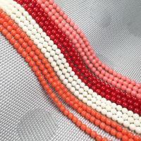Mixed Natural Coral Beads, Synthetic Coral, Round, DIY 5.2mm, Approx 0. 