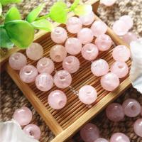 Natural Rose Quartz Beads, Round, polished, DIY, 10mm Approx 3mm 