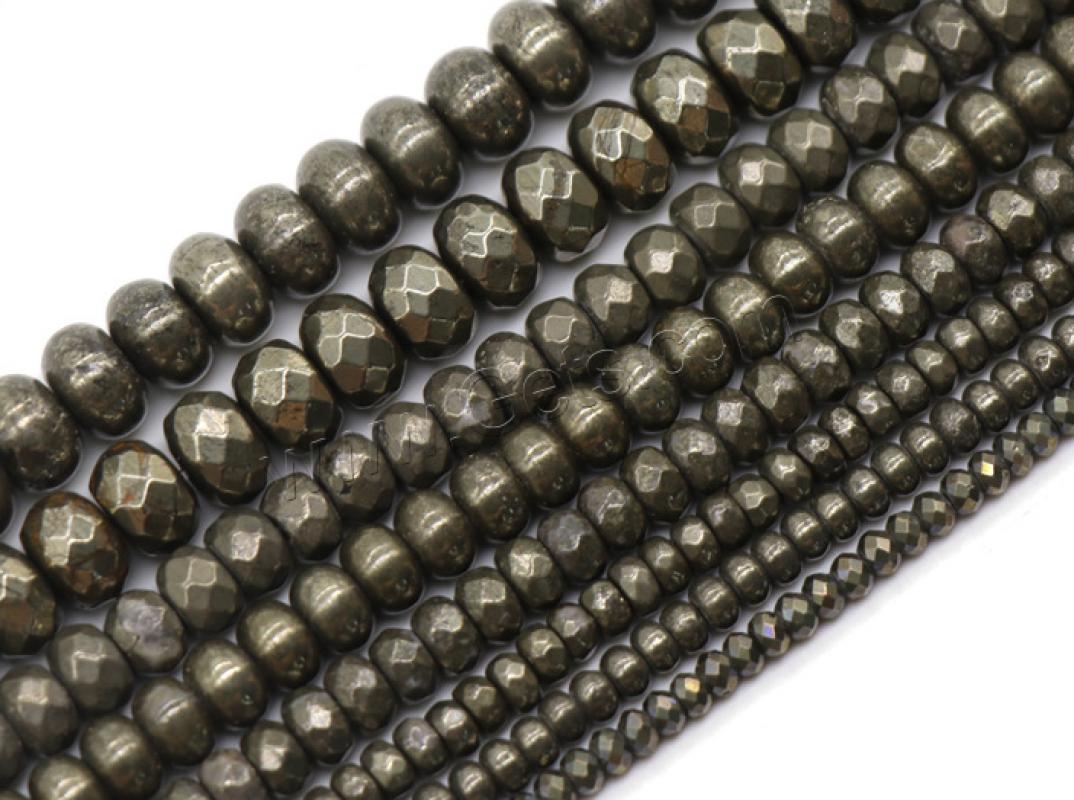 Pyrite dorée perles, beignet, DIY & différents matériaux pour le choix, plus de couleurs à choisir, Vendu par brin