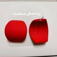 Plastic Stud Earring, PC Plastic, fashion jewelry & for woman 