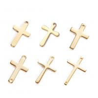 Colgantes de Cruces de acero inoxidable, chapado, diferentes estilos para la opción, más colores para la opción, 50PCs/Bolsa, Vendido por Bolsa