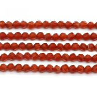 Natural Red Agate Beads, polished, DIY & faceted, pink Approx 15.7 Inch 