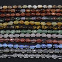 Mixed Gemstone Beads, Oval, polished, DIY Approx 15.7 Inch, Approx 