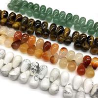 Gemischte Edelstein Perlen, Tropfen, poliert, DIY & verschiedenen Materialien für die Wahl, keine, 10x17mm, ca. 29PCs/Strang, verkauft von Strang