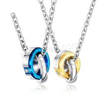 Unisex ожерелье, нержавеющая сталь, ювелирные изделия моды & Мужская, Много цветов для выбора, 550,500, продается Strand