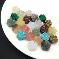 Mixed Gemstone Beads, Flower, polished, DIY 12mm 