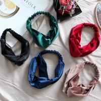Headband, Pleuche, Bowknot, handmade, Korean style & for woman 