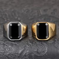 Andere Ring für Männer, Titanstahl, Geometrisches Muster, handgemacht, für den Menschen, keine, 15.5mm, verkauft von PC