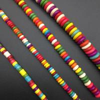 Synthetische Türkis Perle, poliert, DIY & verschiedene Stile für Wahl, gemischte Farben, verkauft von Strang
