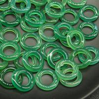 Natural Green Agate Beads, DIY, green 