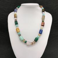 Gemstone Necklaces, Natural Stone, polished & for woman Approx 19.7 Inch 