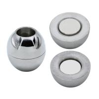 Round Stainless Steel Magnetic Clasp, durable & fashion jewelry Approx 6mm 