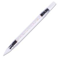 Plastic Nail Art Pen, with Silicone, Stick, Dual Tip & DIY 