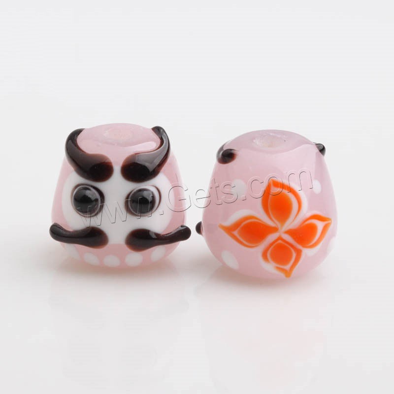 Cartoon Lampwork Beads, DIY & different size for choice, more colors for choice, Sold By PC