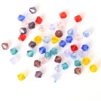 Glass Beads, Rhombus, plated, DIY 4mm 