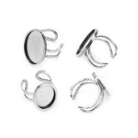 Нержавеющая сталь палец кольцо настройки, нержавеющая сталь, Овальная форма, DIY & разный размер для выбора, 2ПК/сумка, продается сумка