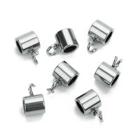 Stainless Steel Large Hole Beads, DIY 0c Approx 5mm 