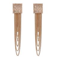 Fashion Fringe Earrings, Zinc Alloy, plated, for woman 