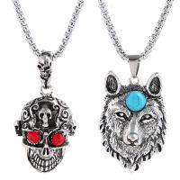 Zinc Alloy Necklace, with Stainless Steel, fashion jewelry 