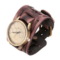 Men Wrist Watch, Faux Leather, with Zinc Alloy, fashion jewelry 25-26CMx4.8CM 