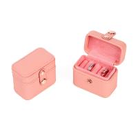Boîte à bijoux multifonctions, Boîte de velours, Résistant, rose Vendu par PC