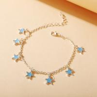 Zinc Alloy Anklet, with enamel, plated, fashion jewelry & Unisex, nickel, lead & cadmium free 