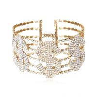 Fashion Choker Necklace, Brass, fashion jewelry & for woman 390mm 