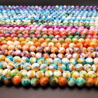 Rain Flower Stone Beads, Gemstone, Round, polished, DIY 