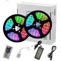 Plástico Tira de luz LED, multicolor, 5000mm, Vendido por Set