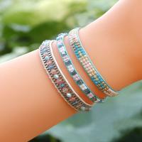 Friendship Bracelets, Seedbead, with Polyester Cord, three pieces & fashion jewelry 