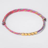 Fashion Create Wax Cord Bracelets, fashion jewelry & for woman, pink 