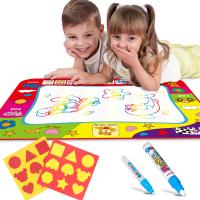 tissu Enfants apprenant le tapis de Doodle, pour les enfants, plus de couleurs à choisir Vendu par fixé