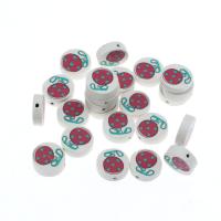 Fruit Polymer Clay Beads, mixed colors, nickel, lead & cadmium free 